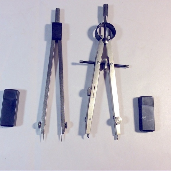 2 Two lot Staedtler Mars Precision Compass Made in Germany Drafting w packaging - Picture 6 of 9